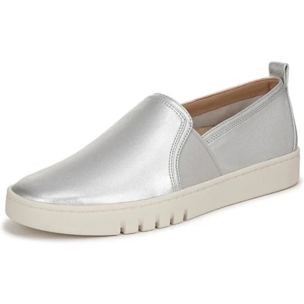 Vionic Cambria Silver Slip on shoes 9.5